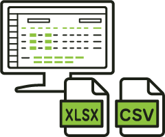 帳票出力・グラフ分析