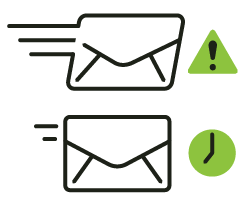 警報メール／レポートメール